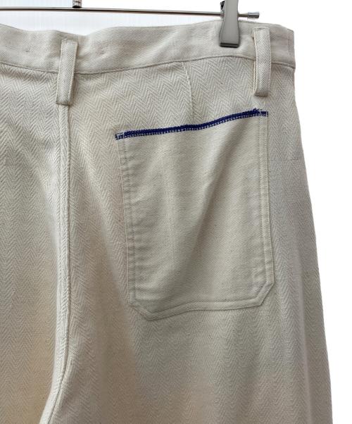 NIGEL CABOURN（ナイジェルケーボン）NIGEL CABOURN (ナイジェルケーボン) ORIGINAL MADRAS TRADING COMPANY WILD LEG CRICKET ホワイト サイズ:Lの古着・服飾アイテム