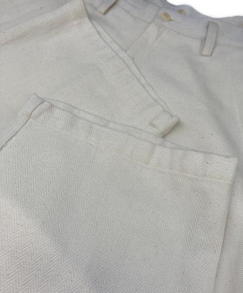 NIGEL CABOURN（ナイジェルケーボン）NIGEL CABOURN (ナイジェルケーボン) ORIGINAL MADRAS TRADING COMPANY WILD LEG CRICKET ホワイト サイズ:Lの古着・服飾アイテム