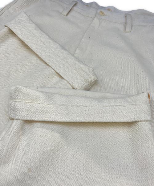 NIGEL CABOURN（ナイジェルケーボン）NIGEL CABOURN (ナイジェルケーボン) ORIGINAL MADRAS TRADING COMPANY WILD LEG CRICKET ホワイト サイズ:Lの古着・服飾アイテム