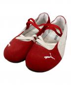 PUMAプーマ）の古着「SPEEDCAT BALLET SD」｜レッド