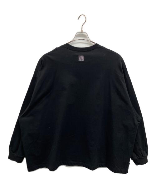 Stripes For Creative（ストライプ フォー クリエイティブ）Stripes For Creative (ストライプ フォー クリエイティブ) SUPER BIG FLAT LS TEE - Embroidery ブラック サイズ:XLの古着・服飾アイテム