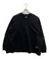 Stripes For Creative（ストライプ フォー クリエイティブ）の古着「SUPER BIG FLAT LS TEE - Embroidery」｜ブラック