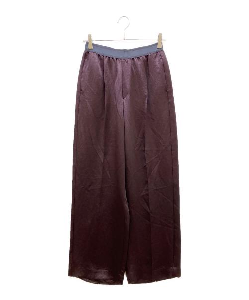 ASTRAET（アストラット）ASTRAET (アストラット) ストライプソクショウイージーワイドパンツ ブラウンの古着・服飾アイテム