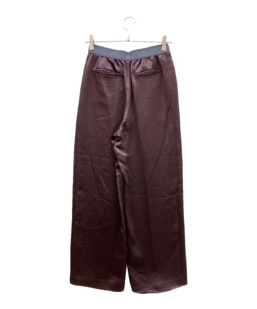 ASTRAET（アストラット）ASTRAET (アストラット) ストライプソクショウイージーワイドパンツ ブラウンの古着・服飾アイテム