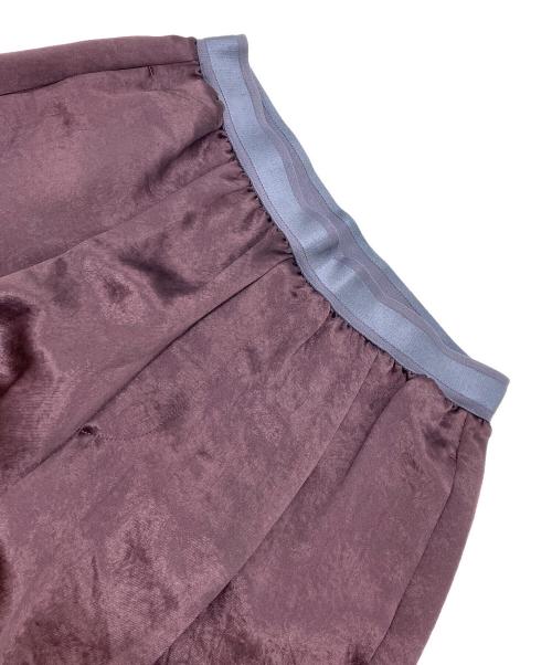 ASTRAET（アストラット）ASTRAET (アストラット) ストライプソクショウイージーワイドパンツ ブラウンの古着・服飾アイテム