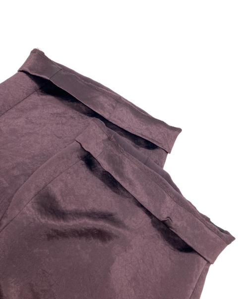 ASTRAET（アストラット）ASTRAET (アストラット) ストライプソクショウイージーワイドパンツ ブラウンの古着・服飾アイテム