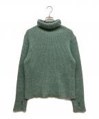 ROTOLロトル）の古着「TURTLENECK COMPACT KNIT」｜グリーン