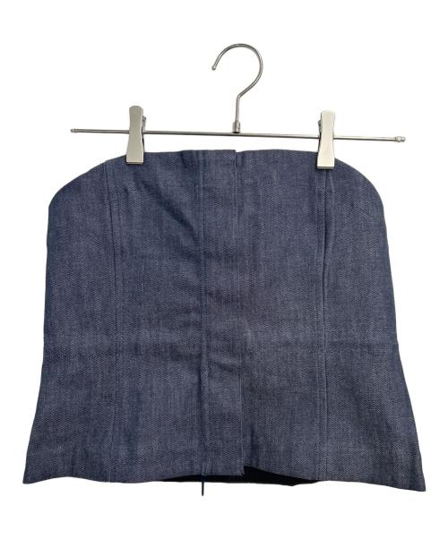 Curensology（カレンソロジー）Curensology (カレンソロジー) ミリタリーデニムビスチェ インディゴ サイズ:Fの古着・服飾アイテム