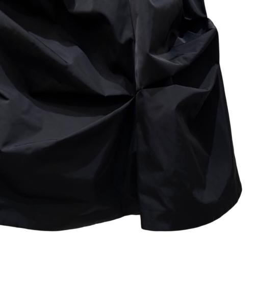 ENFOLD（エンフォルド）ENFOLD (エンフォルド) メモリーツイルランダムタックスカート ブラック サイズ:38の古着・服飾アイテム