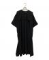 ENFOLD（エンフォルド）の古着「スクエア ワイド DRESS」｜ブラック
