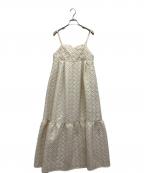 saharaサハラ）の古着「Smocking Design Dress」｜アイボリー
