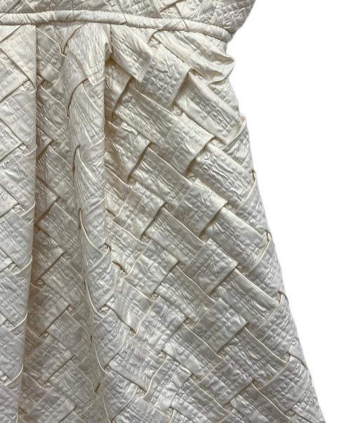 sahara（サハラ）sahara (サハラ) Smocking Design Dress アイボリー サイズ:FREEの古着・服飾アイテム