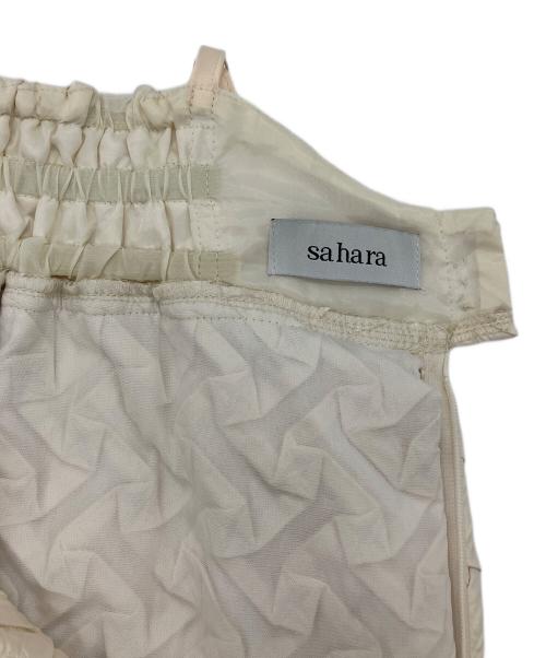 sahara（サハラ）sahara (サハラ) Smocking Design Dress アイボリー サイズ:FREEの古着・服飾アイテム
