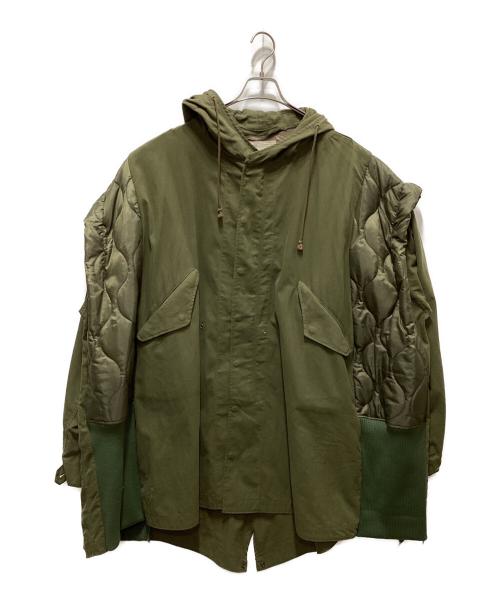 77circa（ナナナナサーカ）77circa (ナナナナサーカ) 再構築モッズコート オリーブ サイズ:Ｍの古着・服飾アイテム