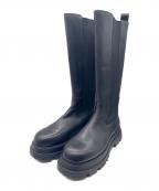 ASHアッシュ）の古着「サイドゴアロングブーツ」｜ブラック