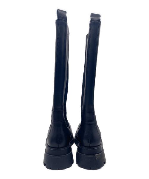 ASH（アッシュ）Ash (アッシュ) サイドゴアロングブーツ ブラック サイズ:38の古着・服飾アイテム