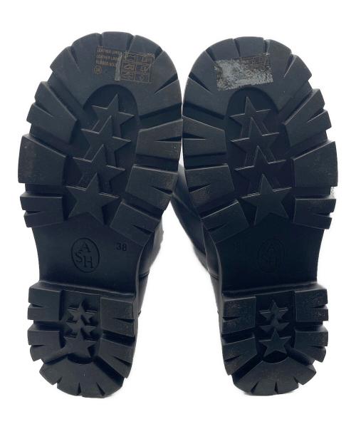 ASH（アッシュ）Ash (アッシュ) サイドゴアロングブーツ ブラック サイズ:38の古着・服飾アイテム