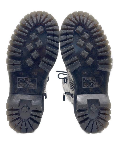 Dr.Martens（ドクターマーチン）Dr.Martens (ドクターマーチン) POLKA DOT 8ホールブーツ ホワイト サイズ:UK6の古着・服飾アイテム