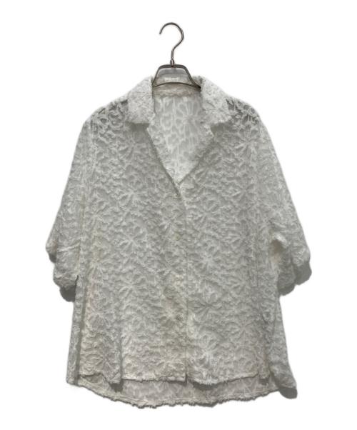 AKTE（アクテ）AKTE (アクテ) ジャガードシャツ ホワイト サイズ:Freeの古着・服飾アイテム