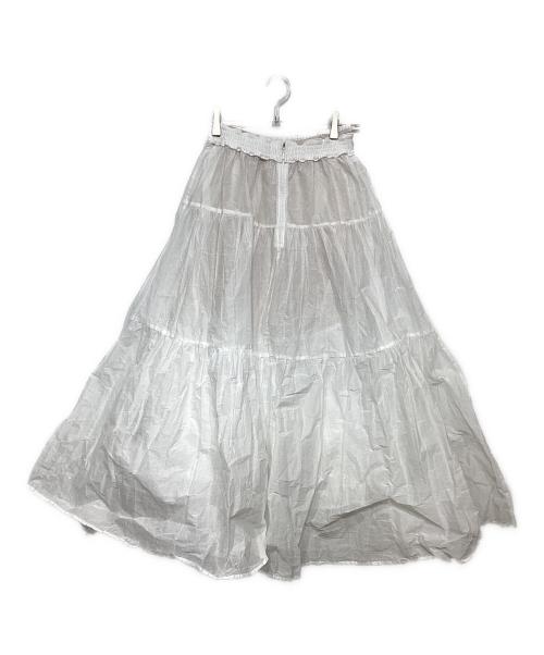 MARILYN MOON（マリリンムーン）MARILYN MOON (マリリンムーン) DEUXIEME CLASSE (ドゥーズィエム クラス) dramatic skirt ホワイト サイズ:Sの古着・服飾アイテム