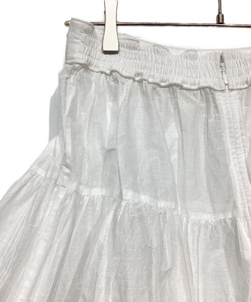 MARILYN MOON（マリリンムーン）MARILYN MOON (マリリンムーン) DEUXIEME CLASSE (ドゥーズィエム クラス) dramatic skirt ホワイト サイズ:Sの古着・服飾アイテム