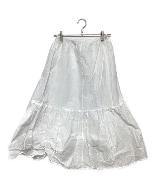 MARILYN MOON（マリリンムーン）MARILYN MOON (マリリンムーン) DEUXIEME CLASSE (ドゥーズィエム クラス) dramatic skirt ホワイト サイズ:Sの古着・服飾アイテム