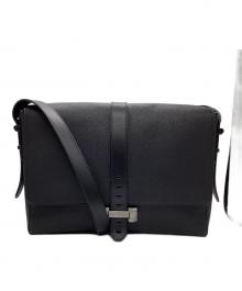 BVLGARI（ブルガリ）の古着「メッセンジャーバッグ」｜ブラック