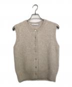 Nobleノーブル）の古着「ファーニットフロントボタンベスト」｜ベージュ