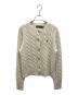 POLO RALPH LAUREN（ポロ・ラルフローレン）の古着「カシミヤ混ケーブルニットカーディガン」｜アイボリー