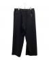 N.HOOLYWOOD (エヌ ハリウッド) TUCKED EASY PANTS ブラック サイズ:40：18000円