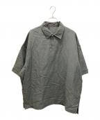 N.HOOLYWOODエヌ ハリウッド）の古着「PULLOVER HALF SLEEVE SHIRT」｜グレー