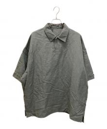 N.HOOLYWOOD（エヌ ハリウッド）の古着「PULLOVER HALF SLEEVE SHIRT」｜グレー