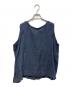 nest Robe (ネストローブ) ノースリーブリネン後染めブラウス　01172-1197 ネイビー サイズ:Free：5000円