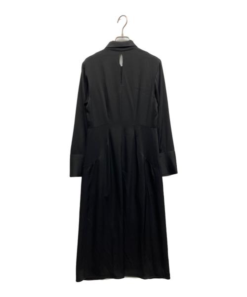 THE PERMANENT EYE（ザ パーマネント アイ）THE PERMANENT EYE (ザ パーマネント アイ) 2way slim satin Dress ブラック サイズ:Sの古着・服飾アイテム