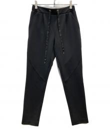 SYSORUS（シソラス）の古着「スイッチングテーパードパンツ」｜ブラック