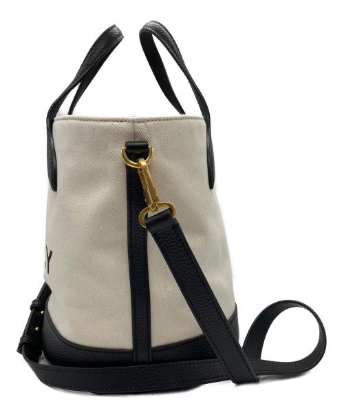BALLY（バリー）BALLY (バリー) 2WAYショルダーバッグ アイボリー×ブラックの古着・服飾アイテム