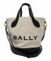 BALLY（バリー）の古着「2WAYショルダーバッグ」｜アイボリー×ブラック