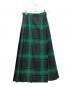 O'NEIL OF DUBLIN（オニールオブダブリン）の古着「MOYNALTY ロング キルトスカート」｜グリーン