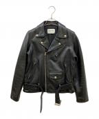 beautiful peopleビューティフルピープル）の古着「レザーライダースジャケット」｜ブラック