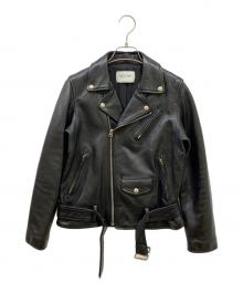 beautiful people（ビューティフルピープル）の古着「レザーライダースジャケット」｜ブラック