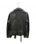 beautiful people (ビューティフルピープル) レザーライダースジャケット ブラック サイズ:150 未使用品：26000円