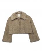 Eaphiエフィ）の古着「ECOFUR SHORT JACKET」｜ブラウン