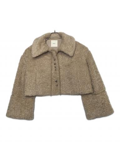 中古・古着通販】eaphi (エフィ) ECOFUR SHORT JACKET ブラウン サイズ