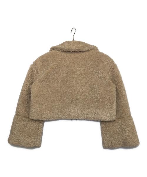 Eaphi（エフィ）eaphi (エフィ) ECOFUR SHORT JACKET ブラウン サイズ:Freeの古着・服飾アイテム