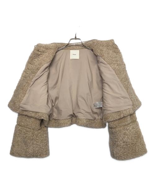 Eaphi（エフィ）eaphi (エフィ) ECOFUR SHORT JACKET ブラウン サイズ:Freeの古着・服飾アイテム