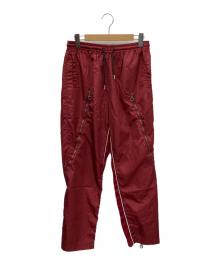 FREE WORLD ORDER（フリーワールドオーダー）の古着「Mesh Panel Functional Pants」｜レッド