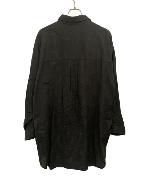 MAISON SPECIAL（メゾンスペシャル）MAISON SPECIAL (メゾンスペシャル) クールメッシュジャガードプライムオーバーシャツコート ブラック サイズ:1の古着・服飾アイテム