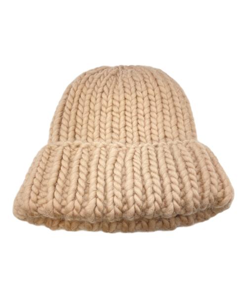 MR MITTENS（ミスターミトンズ）MR MITTENS (ミスターミトンズ) ニット帽 ベージュの古着・服飾アイテム