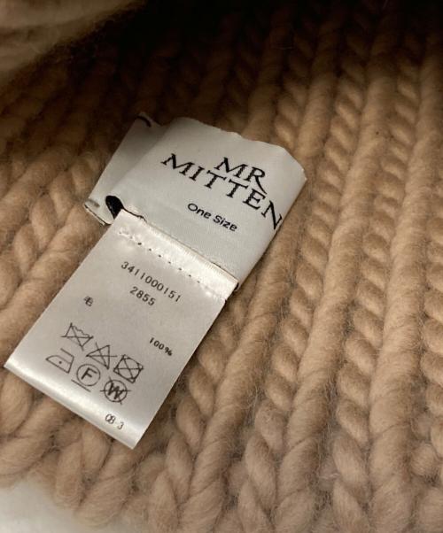 MR MITTENS（ミスターミトンズ）MR MITTENS (ミスターミトンズ) ニット帽 ベージュの古着・服飾アイテム