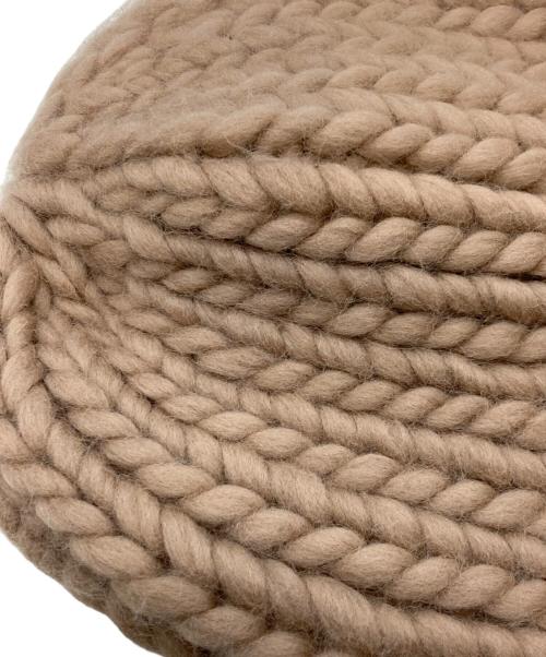 MR MITTENS（ミスターミトンズ）MR MITTENS (ミスターミトンズ) ニット帽 ベージュの古着・服飾アイテム